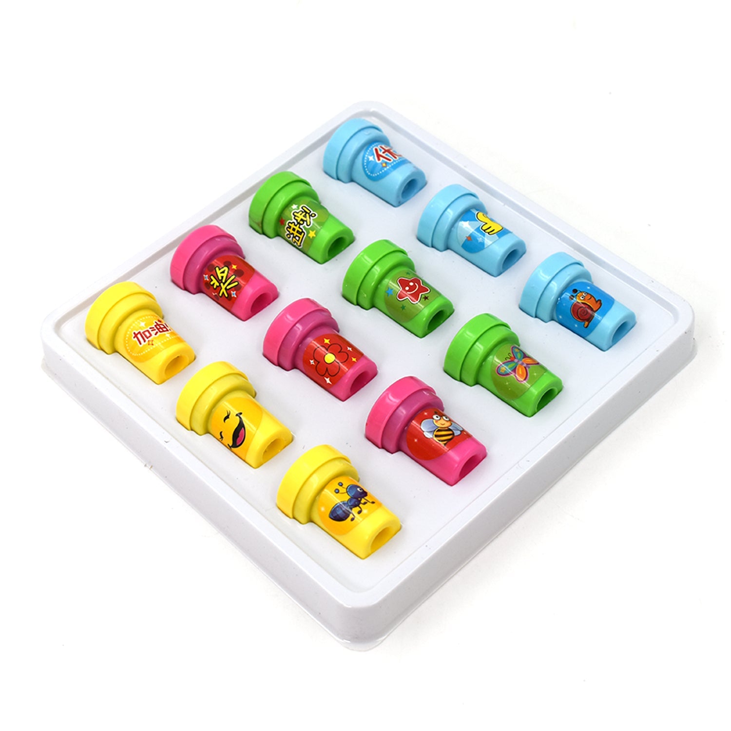4805 12 Pc Stamp Set used in all types of household places by kids and children’s for playing purposes. freeshipping - DeoDap 4805 12 Pc Stamp Set used in all types of household places by kids and children’s for playing purposes. freeshipping - DeoDap
